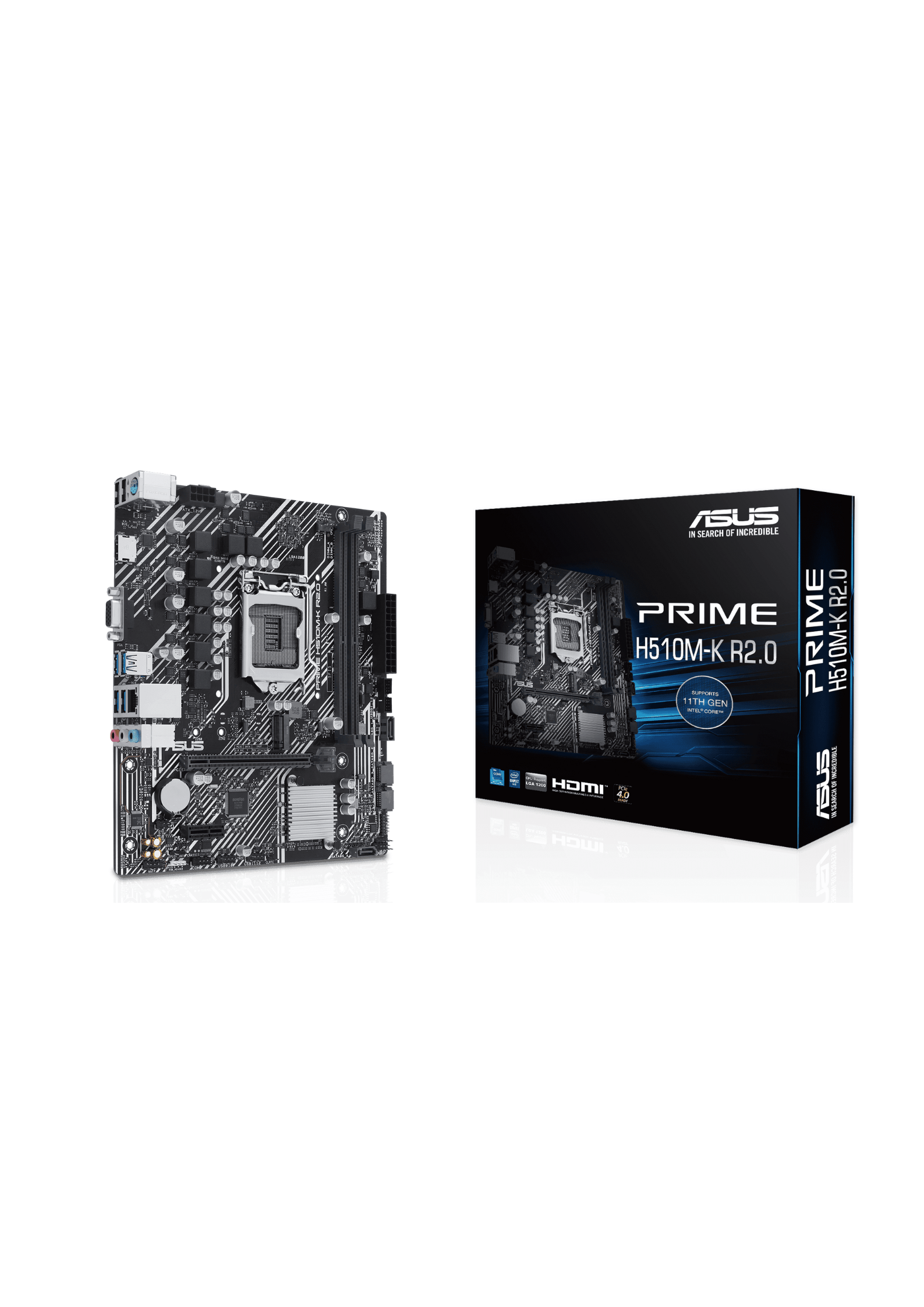 ASUS PRIME H510M-K R2.0 LGA 1200 DDR4 Gaming Motherboard