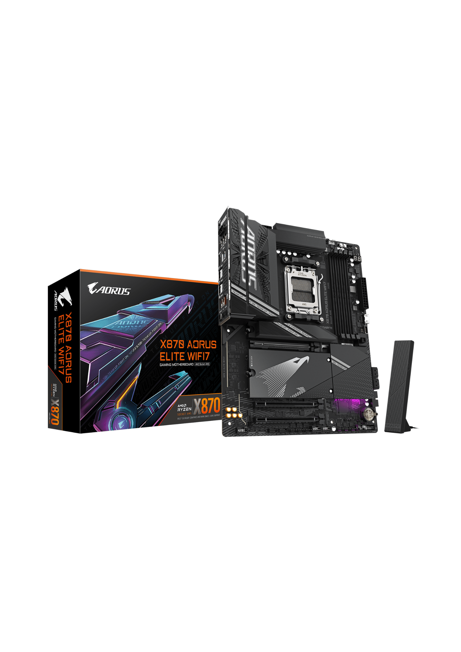 GIGABYTE X870E AORUS MASTER (Wi-Fi 7) AM5 DDR5 Gaming Motherboard