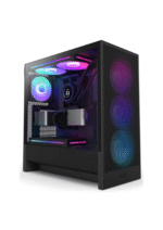NZXT H5 Flow RGB (2024) Mid Tower ATX Tempered Glass Airflow Gaming Case - Image 2