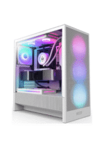 NZXT H5 Flow RGB (2024) Mid Tower ATX Tempered Glass Airflow Gaming Case - Image 2