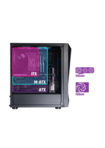 COOLER MASTER CMP 520 ARGB Mid Tower Tempered Glass Gaming Case - Image 2