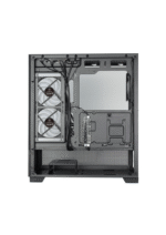 SilverStone Lucid 05 (Black) ARGB ATX Mid Tower Tempered Glass Gaming Case - Image 4
