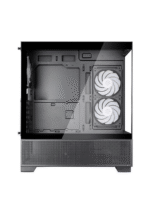 SilverStone Lucid 05 (Black) ARGB ATX Mid Tower Tempered Glass Gaming Case - Image 3