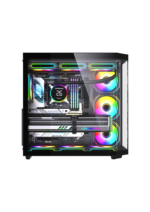 LovingCool LC-HXZ, Black 7 FANS Included Mid-Tower Gaming Case - Image 3