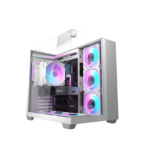 DarkFlash TH285 ATX PC Gaming Case with 4*Fans White Mid-Tower Gaming Case