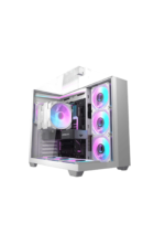 DarkFlash TH285 ATX PC Gaming Case with 4*Fans White Mid-Tower Gaming Case
