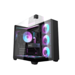 DarkFlash TH285 ATX PC Gaming Case with 4*Fans Black Mid-Tower Gaming Case