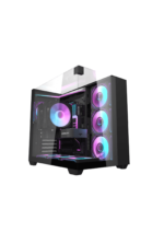DarkFlash TH285 ATX PC Gaming Case with 4*Fans Black Mid-Tower Gaming Case