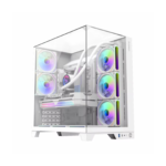 GAMEMAX INFINITY PLUS (No Fans Included) White Mid-Tower Gaming Case