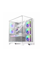 GAMEMAX INFINITY PLUS (No Fans Included) White Mid-Tower Gaming Case
