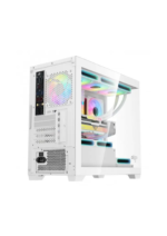 DarkFlash C218M Micro ATX Mid Tower Case 3x120mm Fans With 650w 80+ Bronze White Combo - Image 2