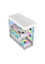 DarkFlash C218M Micro ATX Mid Tower Case 3x120mm Fans With 650w 80+ Bronze White Combo - Image 3