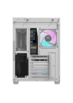 DarkFlash TH285 ATX PC Gaming Case with 4*Fans White Mid-Tower Gaming Case - Image 4