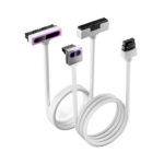 AsiaHorse Hydrus ARGB PSU Extension Cables, (24PIN, 16PIN, 8PIN) Black & White