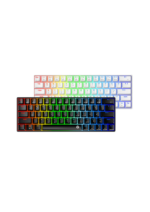 FANTECH ATOM63 MK859 Wired RGB 60% Mechanical, Red Switch, White Wired Gaming Keyboard (عربي) - Image 2