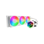 Cooler Master MasterLiquid 360 Core II (White) ARGB High-Performance AIO CPU Liquid Cooler