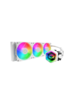 Cooler Master MasterLiquid 360 Core II (White) ARGB High-Performance AIO CPU Liquid Cooler