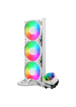 Cooler Master MasterLiquid 360 Core II (White) ARGB High-Performance AIO CPU Liquid Cooler - Image 3