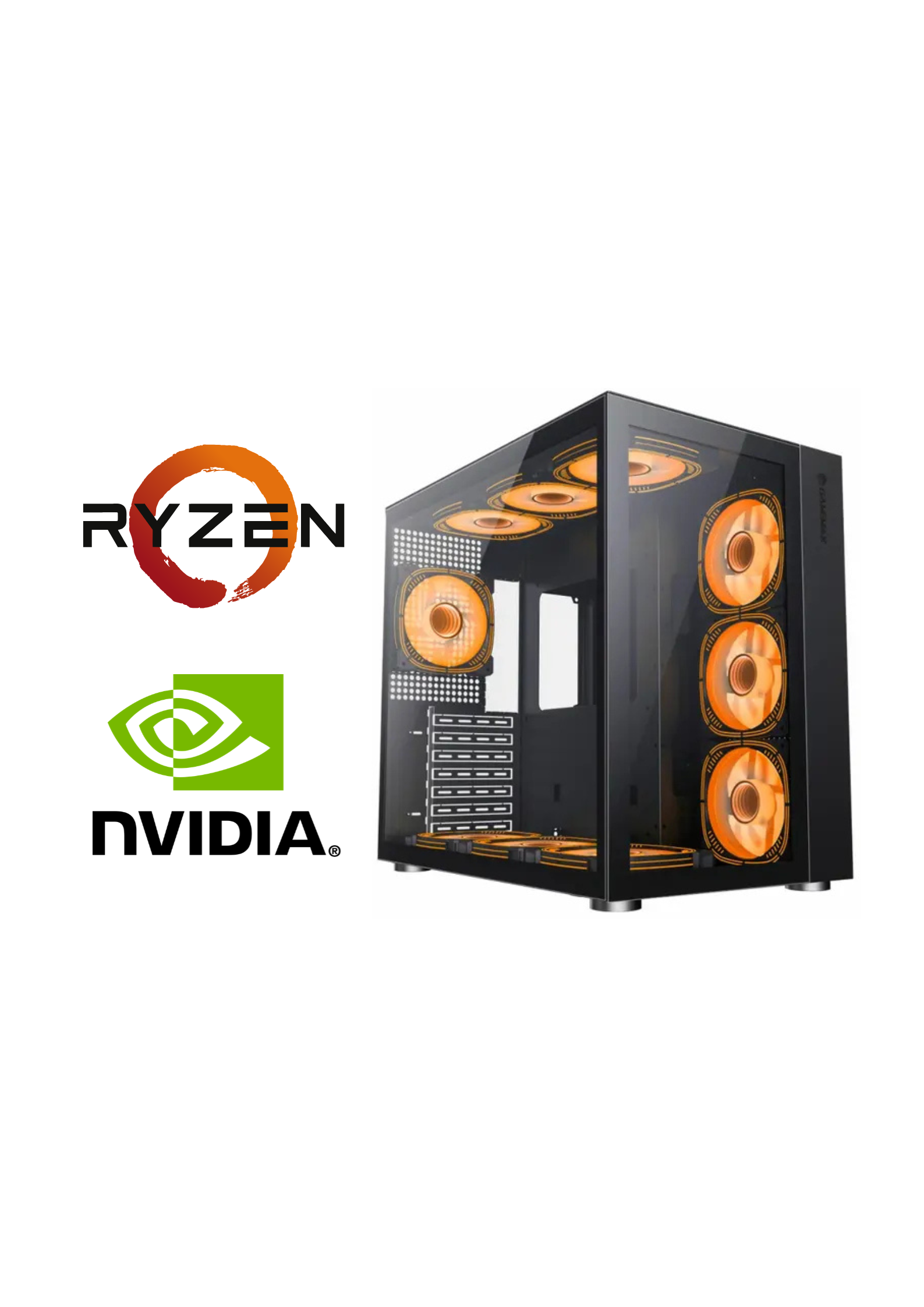 Untitled design AMD Ryzen 7 7800X3d, RTX 5060 Ti 8GB, 16Gb DDR5 5600Mhz, 500Gb Storage Gaming Pc Build - Image 1