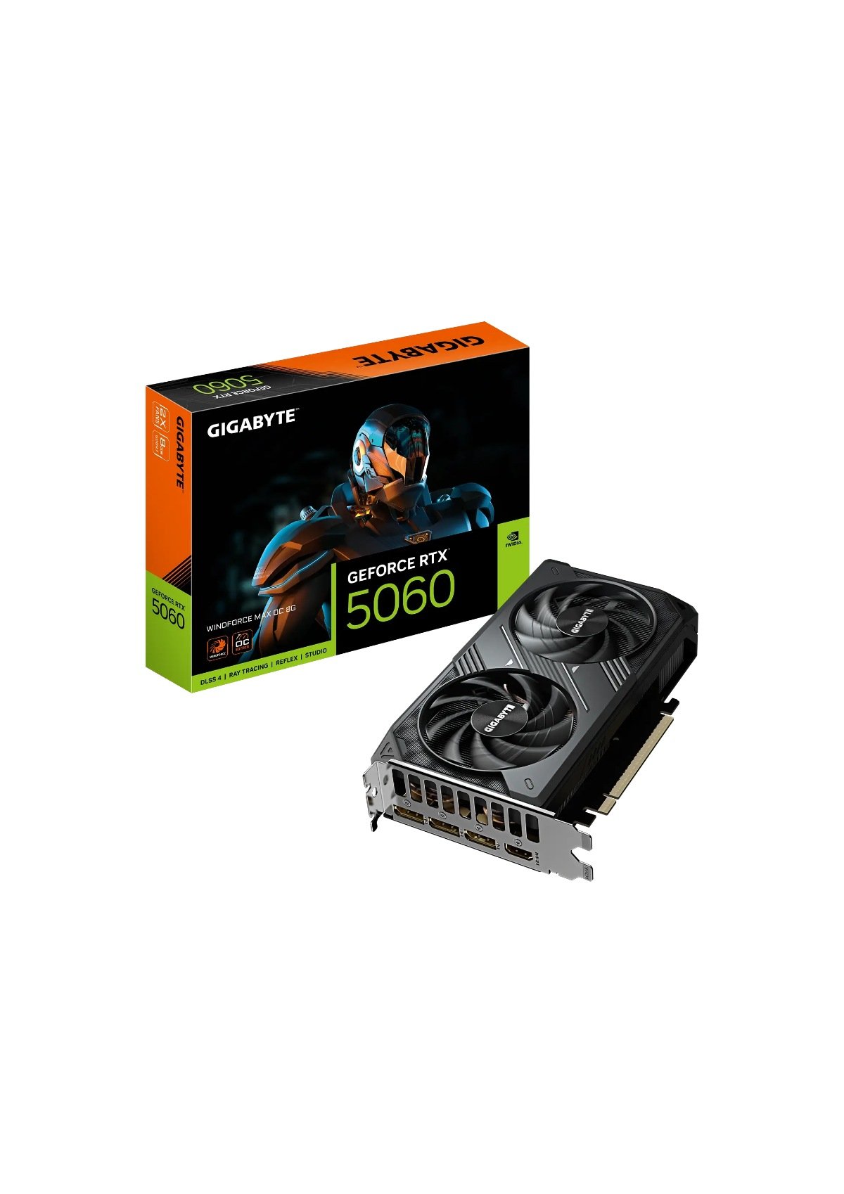 Gigabyte GeForce RTX 5060 WINDFORCE OC 8GB GDDR7 Graphics Card — Image 1 Gigabyte 5060 WINDFORCE OC