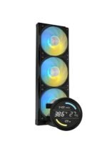 SilverStone Frost Knight 360 Elite LCD ARGB 360mm Liquid Cooler – Black — view 2