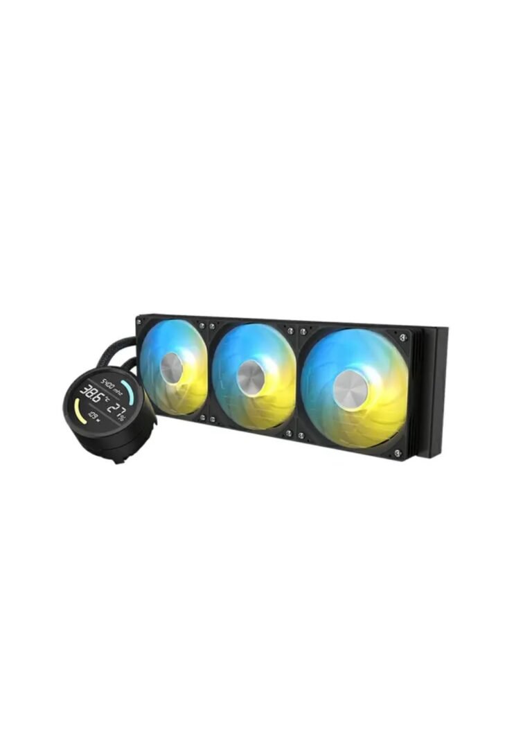 SilverStone Frost Knight 360 Elite LCD ARGB 360mm Liquid Cooler – Black