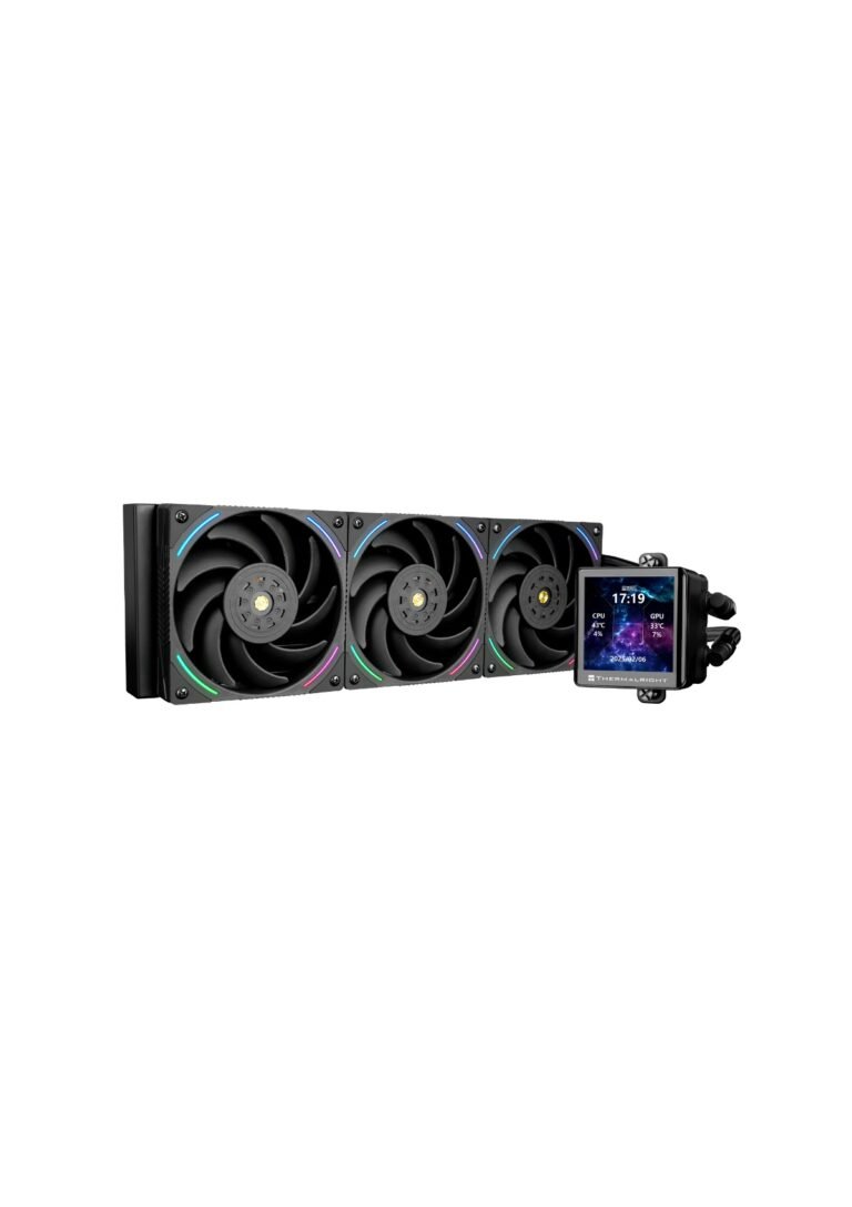 Thermalright Frozen Vision 360 ARGB BLACK V2 CPU Liquid Cooler w/ 2.88" IPS LCD Display For Pictures, Videos, Animations, High Performance AIO TL-K12