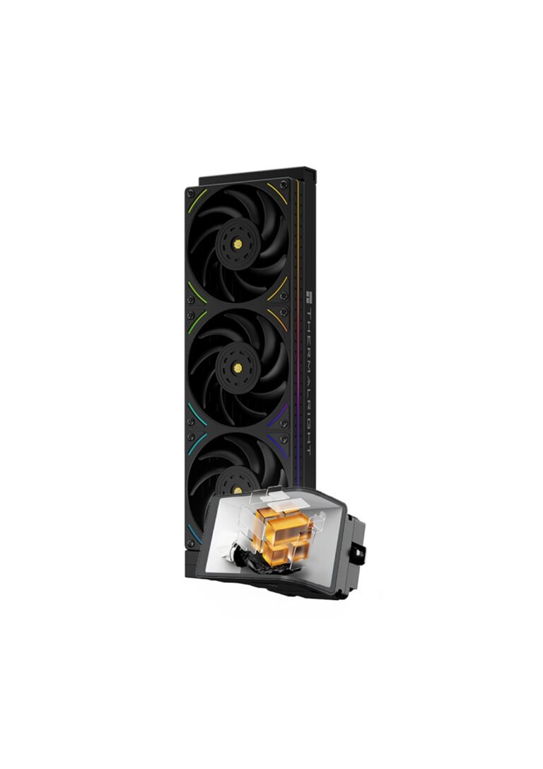 Thermalright Wonder Vision 360 UB ARGB CPU Liquid Cooler w/ 6.67" OLED 2K 60Hz 3D Panoramic Curved Display, High Performance AIO w/ 3x TL-UB36