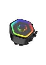Cooler Master MasterLiquid 360 Core II (Black) ARGB High-Performance AIO CPU Liquid Cooler, Dual Chamber Pump Design, Infinity Mirror Pump Cover Design, Pre-installed 3x 120mm ARGB Fan — view 2