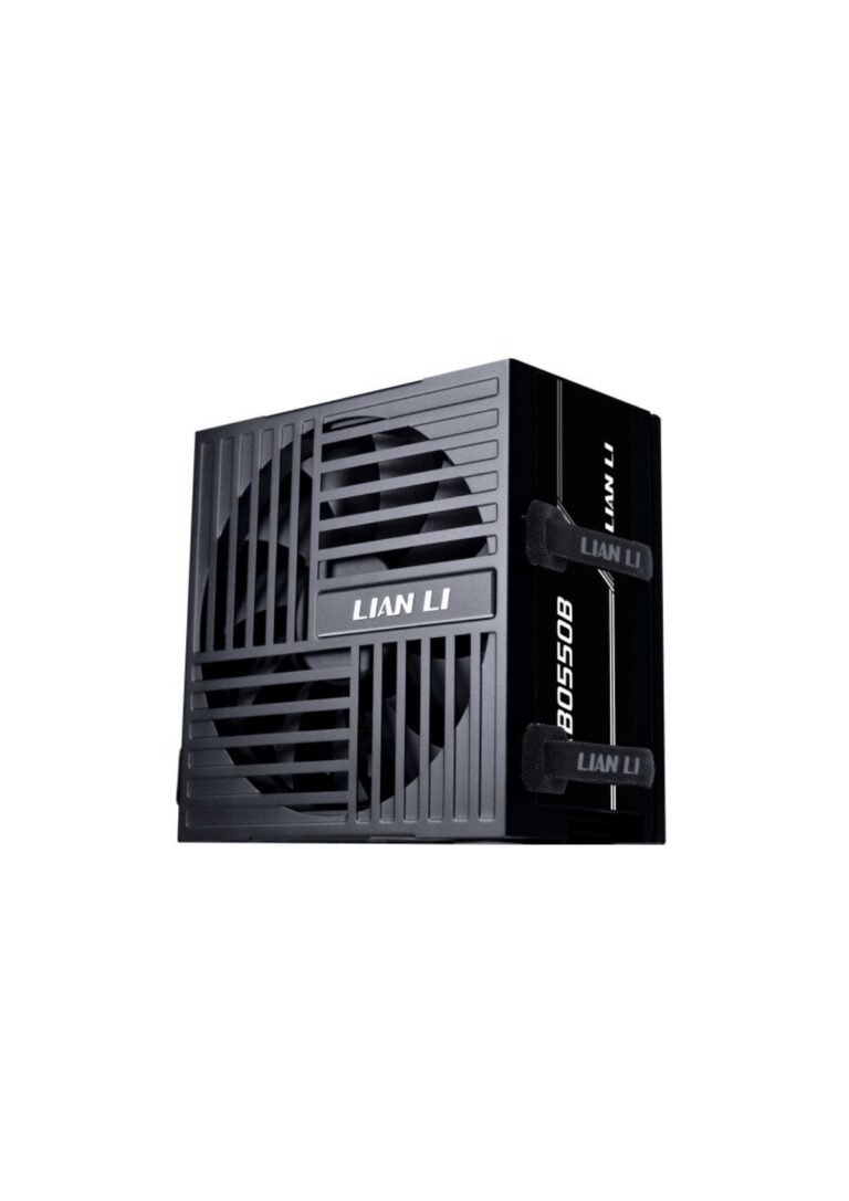 Lian Li RB550B PSU BLACK PCIE 5.1 (12V-2×6) 80 PLUS Bronze Non-Modular Power Supply, PCIe 6+2 pin cable,Includes full cable set for CPU, GPU, SATA, and PATA connections..