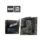 MSI PRO B760M-A (Wi-Fi 6E), Intel 14th 13th 12th Series, LGA 1700/DDR5/PCIe 4.0/2xM.2 - mATX Gaming MotherBoard