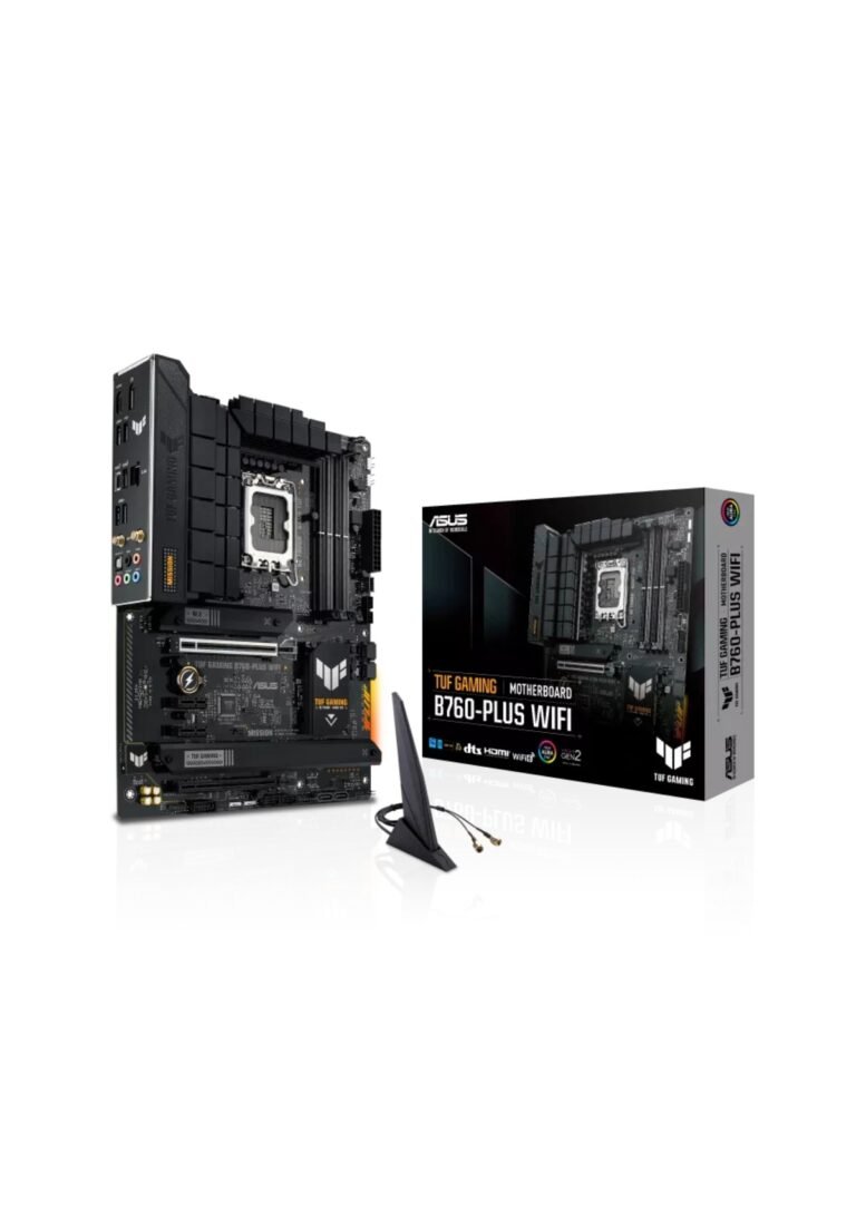 ASUS B760 TUF GAMING B760-PLUS (WIFI) Wi-Fi 6, Intel 13th 12th Series, LGA 1700/DDR5/PCIe 4.0/3xM.2 - ATX Gaming MotherBoard