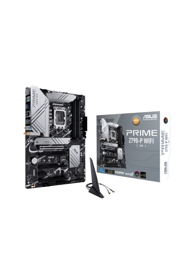 ASUS Prime Z790-P Wi-Fi 6, Intel 14th 13th 12th Series, LGA 1700/DDR5/PCIe 5.0/3xM.2 - ATX Gaming Motherboard