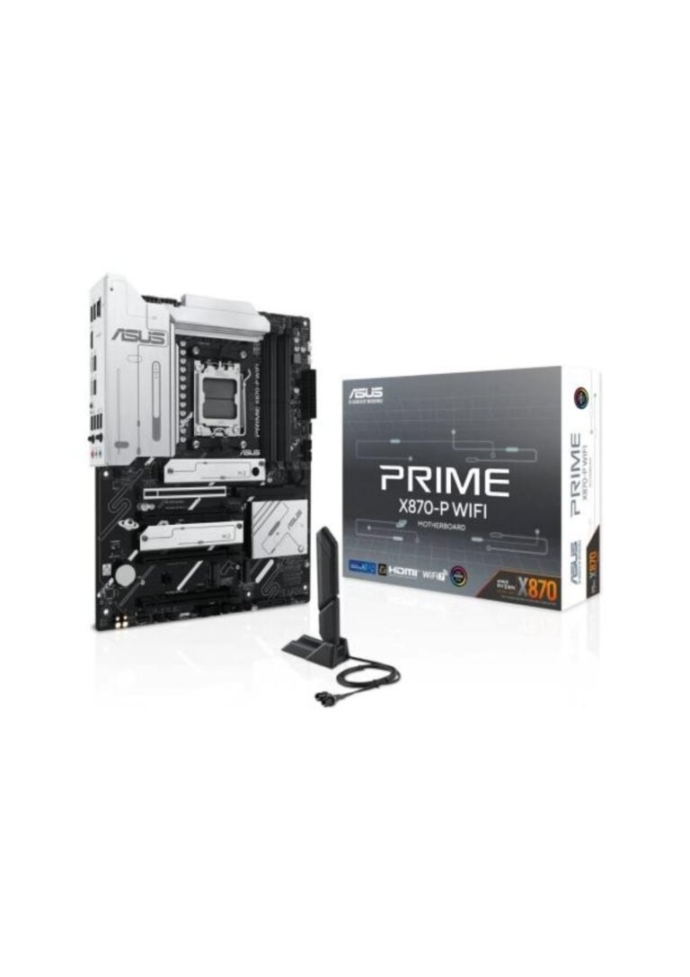 ASUS Prime X870-P GAMING WIFI (Wi-Fi 7) AMD RYZEN 7000 8000 9000 Series AM5/DDR5/PCIe 5.0/4xM.2 - ATX Gaming MotherBoard