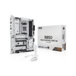 ASUS B850 MAX Gaming WIFI AM5 ATX Motherboard, AMD B850 Chipset, 4x DIMM DDR5 Slots, Up to 256GB Max Memory, 1x PCIe 5.0 x16, 3x M.2 Slots, Wi-Fi 6E & BT 5.3, White