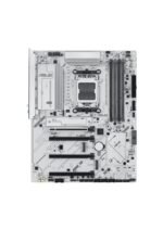 ASUS B850 MAX Gaming WIFI AM5 ATX Motherboard, AMD B850 Chipset, 4x DIMM DDR5 Slots, Up to 256GB Max Memory, 1x PCIe 5.0 x16, 3x M.2 Slots, Wi-Fi 6E & BT 5.3, White — view 2