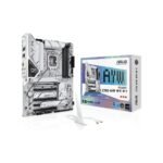 ASUS Z790-AYW WiFi W II Intel Z790 (LGA 1700) ATX Motherboard with PCIe® 5.0, 3X M.2, 12+1 DrMOS, DDR5, WiFi 6, 2.5Gb LAN, HDMI, USB 10Gbps Type-C®, USB 10Gbps Type-C®, Thunderbolt™, USB4®, Aura Sync