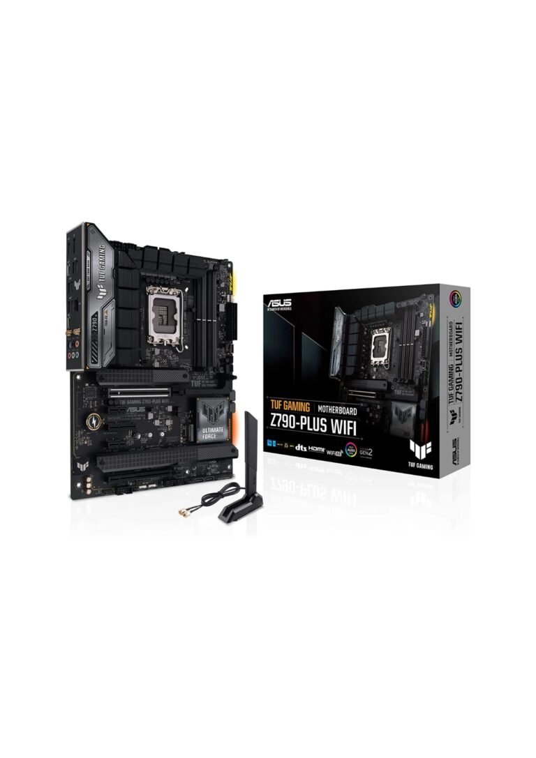ASUS TUF Gaming Z790-Plus WiFi DDR5 for Intel® Core™ 14th & 13th Gen Processors, Intel® Core™ 12th Gen ATX Motherboard 4xM.2 Slots WiFi 6 Thunderbolt 4 RGB Lighting