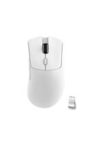ATTACK SHARK R1 Wireless Gaming Mouse,Tri-Mode Connection (2.4G/Wired/BT5.2),55g Lightweight,18K DPI Optical Sensor,HUYU 20 Million Key Life,Ergonomic Design,for PC/Laptop/Win/Mac(White)