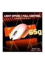 ATTACK SHARK V6 65g Wireless Gaming Mouse with RGB Magnetic Charging Dock, BT/2.4G Wireless/Wired Mouse 1K Polling, PixArt PAW3311 Sensor, 25K DPI, Programmable Gamer Mice for PC/Win/Mac (White) — view 4