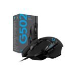 Logitech G502 HERO, Fully Programmable 11 Buttons W/ Hero 25K Sensor RGB High Performance Gaming Mouse (Comes w/ Leather Cord)