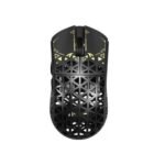 ATTACK SHARK R5Ultra 8K Carbon Fiber Wireless Gaming Mouse with 42000 DPI -PAW3950 MAX Sensor -39g Ultra-Lightweight-Nordic 52840 MCU Chip-Wired/BT/2.4GHz Wirelss Programmable Mouse for PC/Mac (Black)