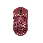 ATTACK SHARK R5Ultra 8K Carbon Fiber Wireless Gaming Mouse with 42000 DPI -PAW3950 MAX Sensor -39g Ultra-Lightweight-Nordic 52840 MCU Chip-Wired/BT/2.4GHz Wirelss Programmable Mouse for PC/Mac (Red)