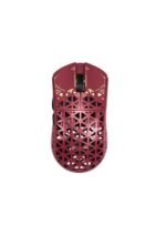 ATTACK SHARK R5Ultra 8K Carbon Fiber Wireless Gaming Mouse with 42000 DPI -PAW3950 MAX Sensor -39g Ultra-Lightweight-Nordic 52840 MCU Chip-Wired/BT/2.4GHz Wirelss Programmable Mouse for PC/Mac (Red)