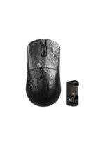ATTACK SHARK R11 Ultra 8KHz Carbon Fiber Wireless Gaming Mouse,PAW3950 MAX Sensor,49g Ultra-Lightweight,Nordic 52840 MCU Chip,42000 DPI,Wired/BT/2.4GHz Wirelss Programmable Mouse for PC/Mac, (Forged Black)