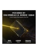 ATTACK SHARK R11 Ultra 8KHz Carbon Fiber Wireless Gaming Mouse,PAW3950 MAX Sensor,49g Ultra-Lightweight,Nordic 52840 MCU Chip,42000 DPI,Wired/BT/2.4GHz Wirelss Programmable Mouse for PC/Mac, (Forged Black) — view 4