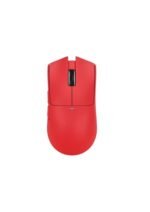 ATTACK SHARK X11 Lightweight Wireless Gaming Mouse with RGB Charging Dock,Tri-Mode-2.4G/USB-C Wired/BT,22K DPI,PAW3311 Optical Sensor,HUYU Switch, 5 programmable Buttons for PC/Mac(Red)