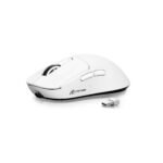 ATTACK SHARK X3 Wireless Gaming Mouse, 49g Ergonomic Computer Mouse, Triple Modes PAW3395 26K DPI Optical Sensor, 200h Battery Life, Programmable Buttons, Gaming Accessories for PC/Laptop/Mac (White)