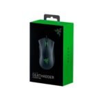 Razer DeathAdder Wired Essential Gaming Mouse 6400 DPI Optical Sensor 5 Programmable Buttons Mechanical Switches Rubber Side Grips-Black