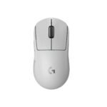 Logitech G PRO X SUPERLIGHT 2 (White) LIGHTSPEED Wireless Gaming Mouse, Lightweight 60g, 8K Polling, LIGHTFORCE Hybrid Switches, 44K DPI HERO 2 Sensor, 888 IPS, 5 Programmable Buttons, Up To 95 Hours Battery, For PC & Mac